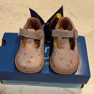 Stride Rite Baby Shoes - Lavender Floral Mary Jane NWT size 4